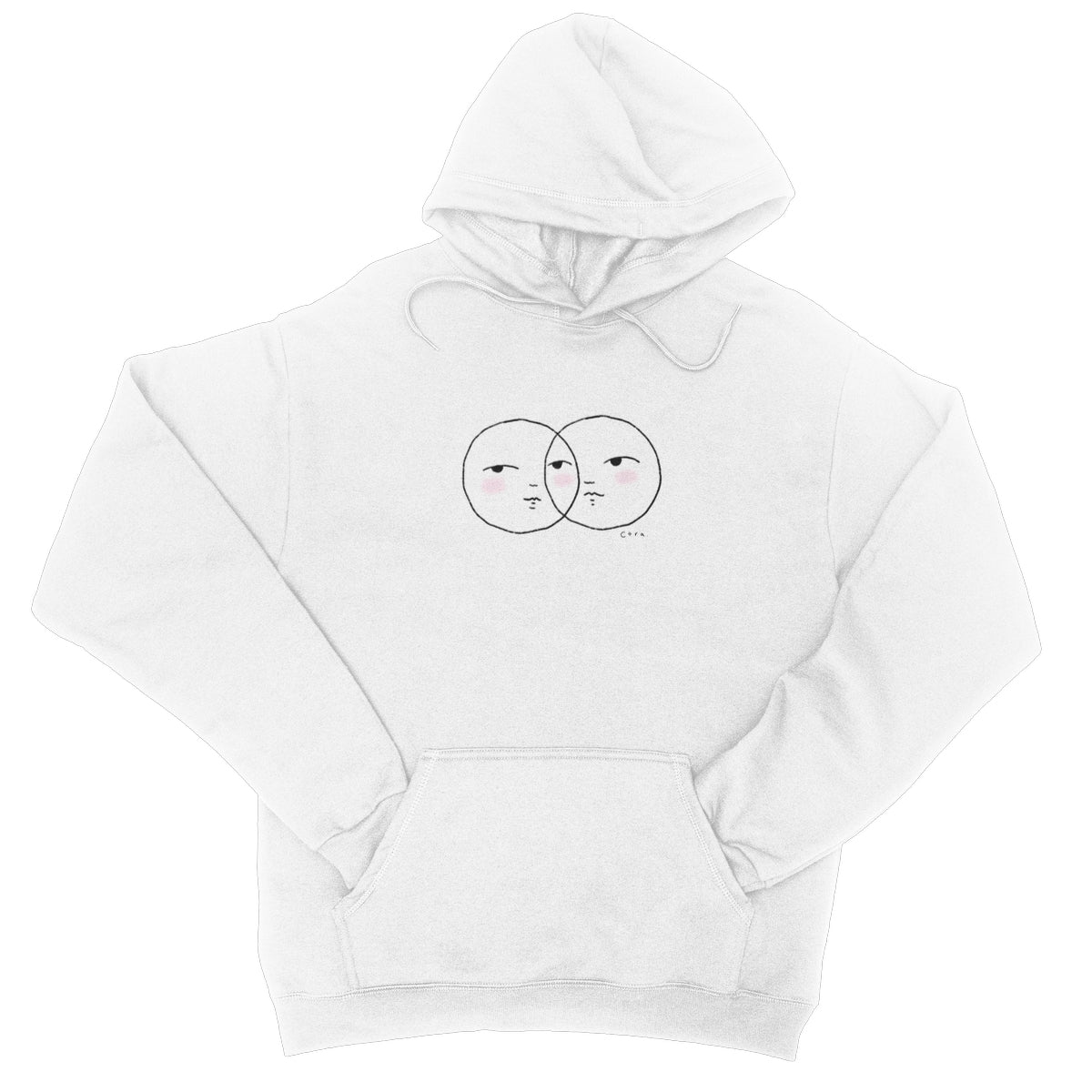 Twin moons College Hoodie