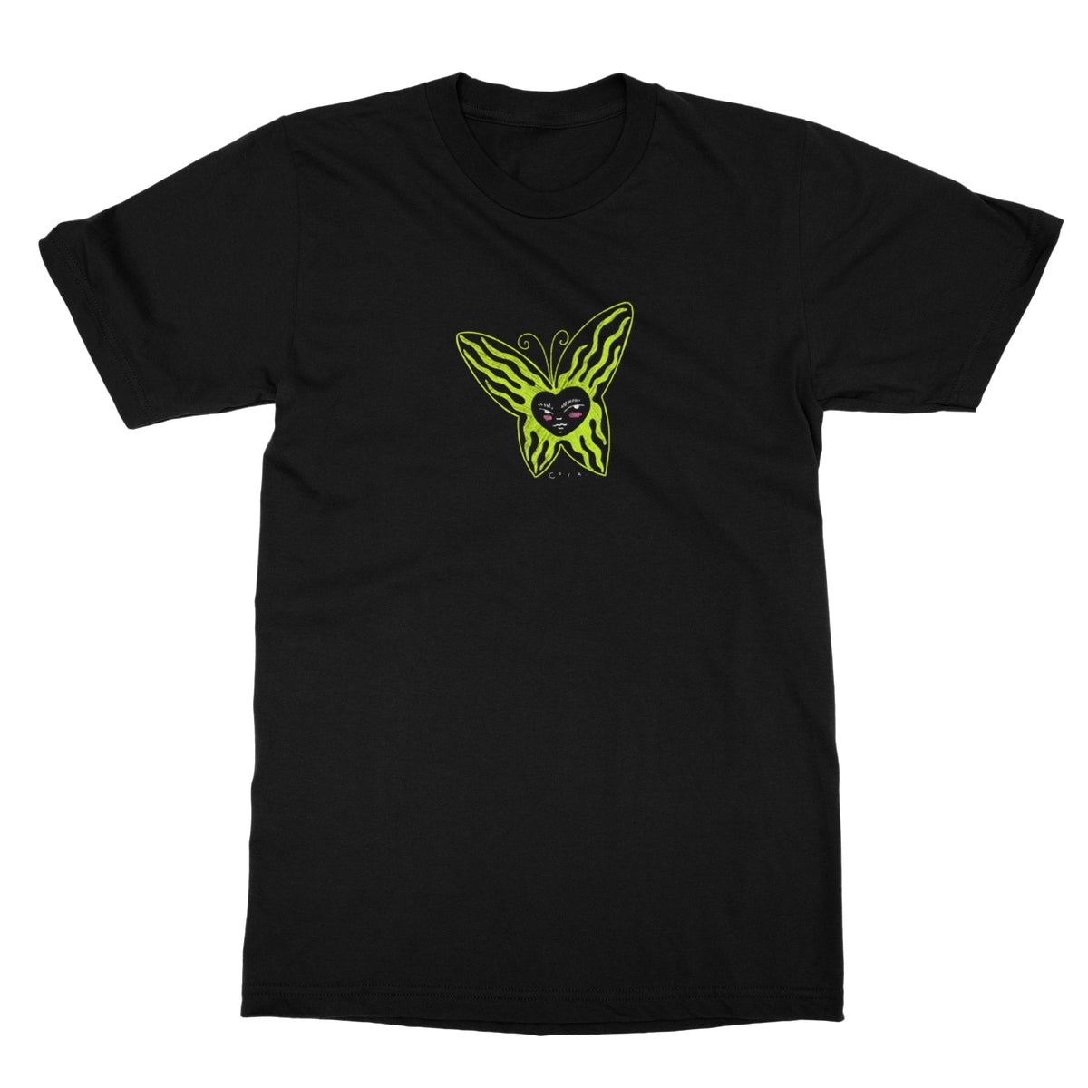 Side-eye butterfly Softstyle T-Shirt