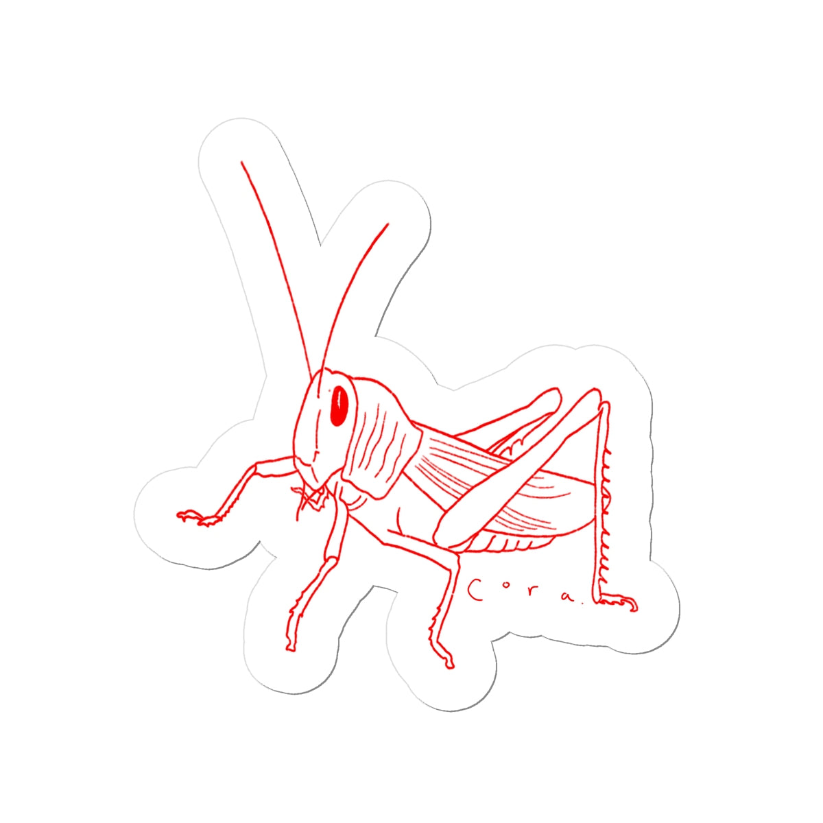 Grasshopper Sticker