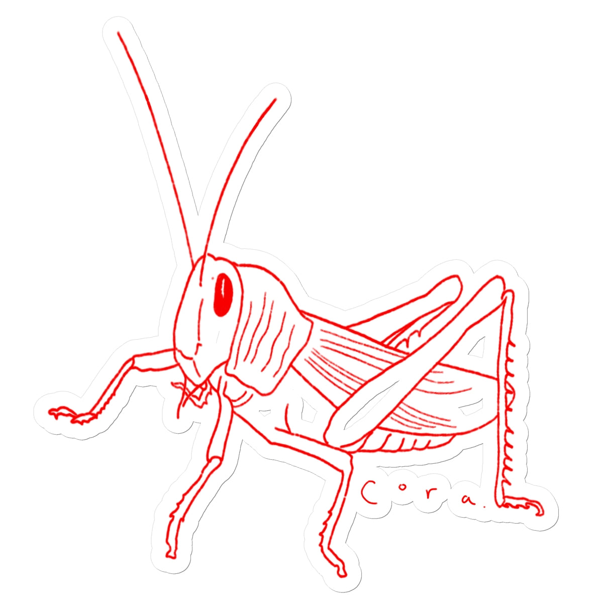 Grasshopper Sticker