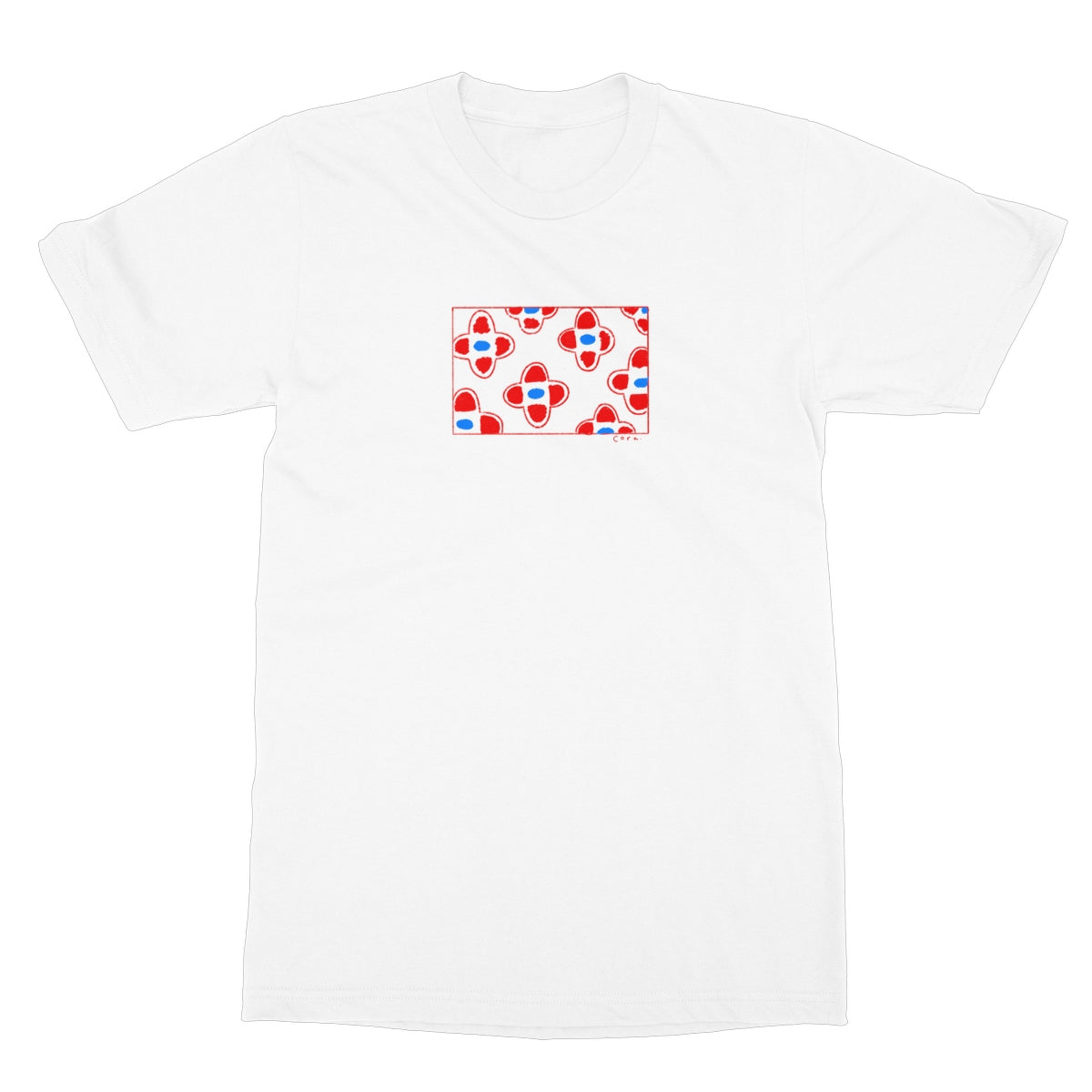 Tile Print Softstyle T-Shirt