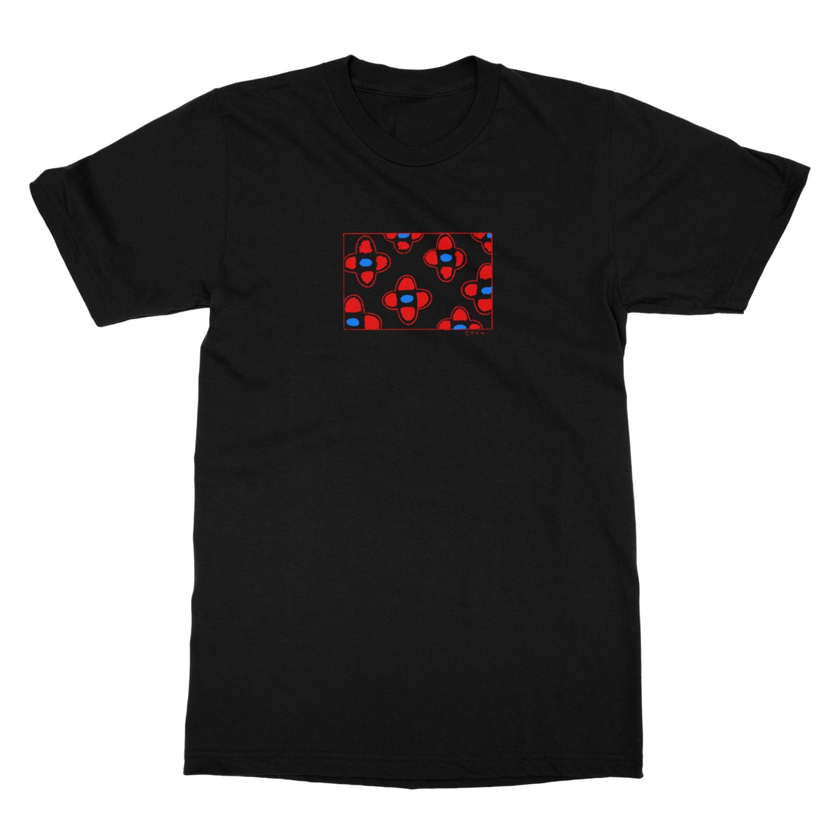 Tile Print Softstyle T-Shirt